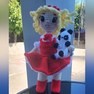 Candy candy & Clint crochet doll